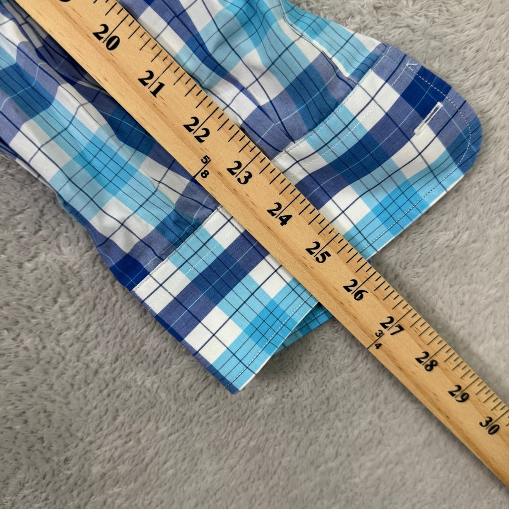Gitman Bros Mens 2XL Plaid Button Down Long Sleeve Shirt‎ Made in USA Preppy EUC - Picture 6 of 7